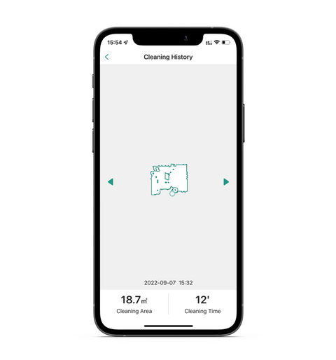 Trifo Home App Robot Vacuum with Home Mapping and Cleaning History